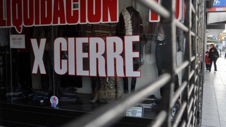 Actividad económica en pleno descenso